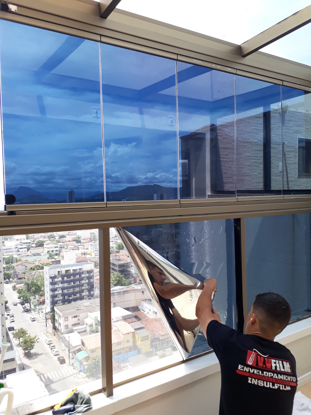 Instalação profissional da película em Vila Velha - ES